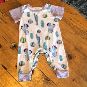 18-24 month floral pig romper